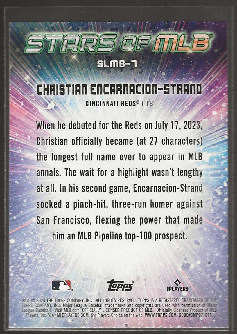 2024 Topps #SLMB - 7 Christian Encarnacion - Strand Stars of MLB - ChronicCards