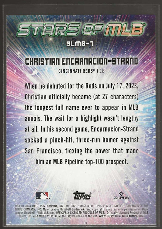 2024 Topps #SLMB - 7 Christian Encarnacion - Strand Stars of MLB - ChronicCards