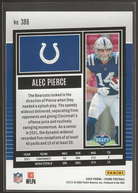 2022 Score #386 Alec Pierce - ChronicCards