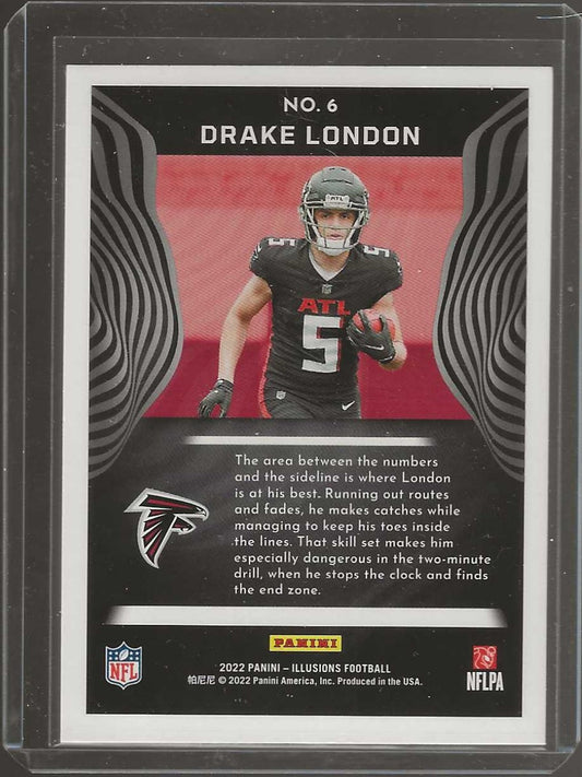 2022 Panini Illusions #6 Drake London Retail - ChronicCards