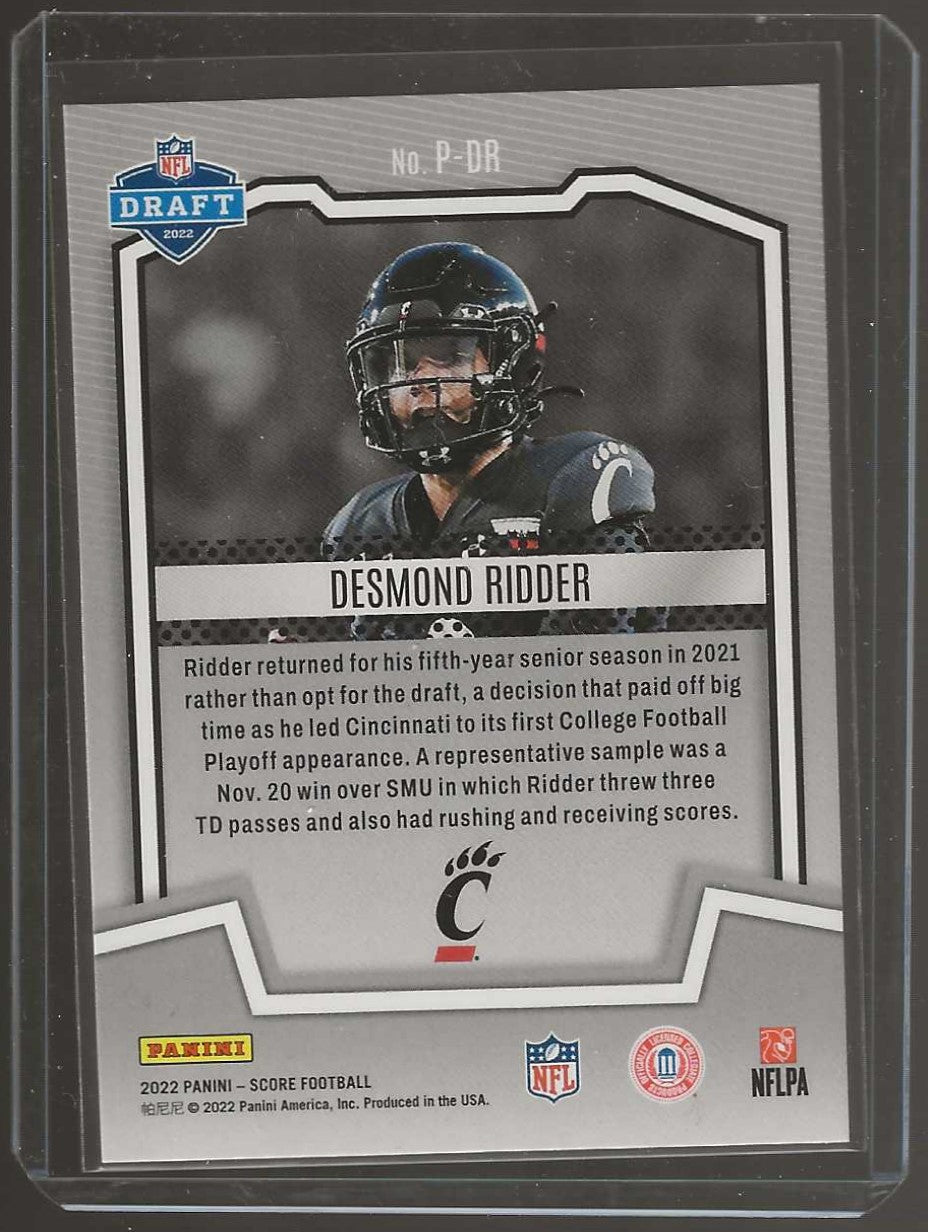 2022 Score #P - DR Desmond Ridder PROtential - ChronicCards