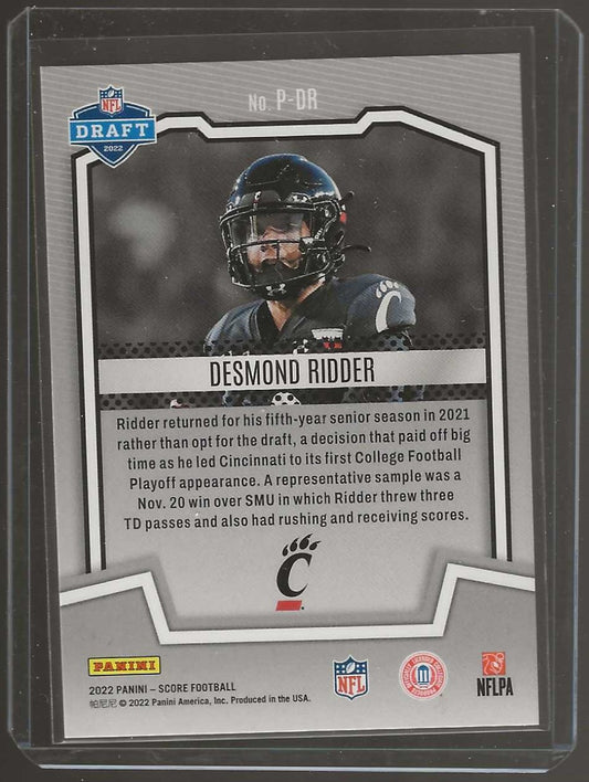 2022 Score #P - DR Desmond Ridder PROtential - ChronicCards