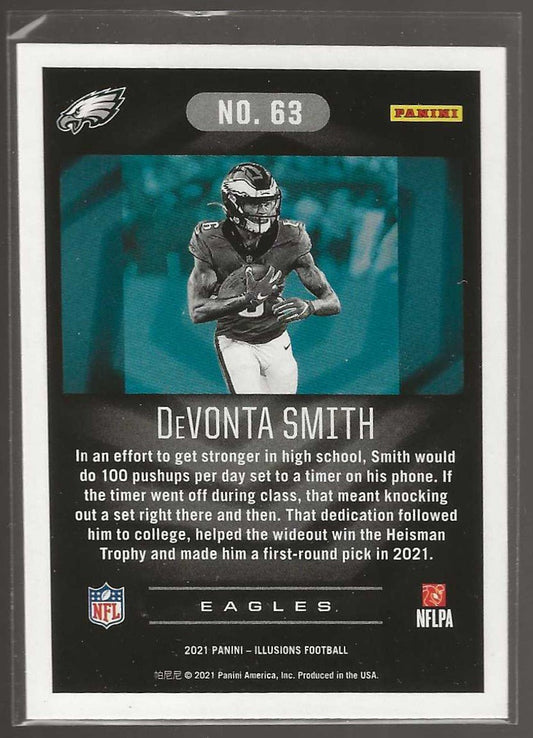 2021 Panini Illusions #63 DeVonta Smith - ChronicCards