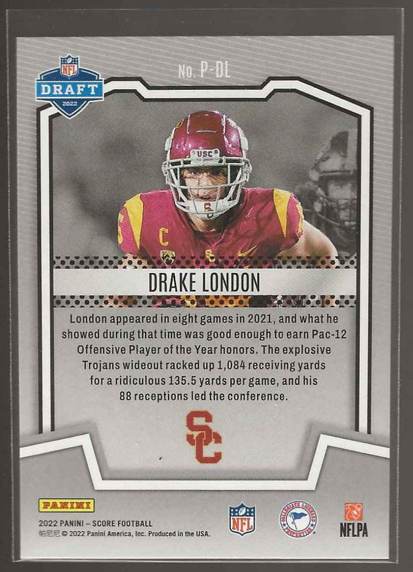 2022 Score #P - DL Drake London PROtential - ChronicCards
