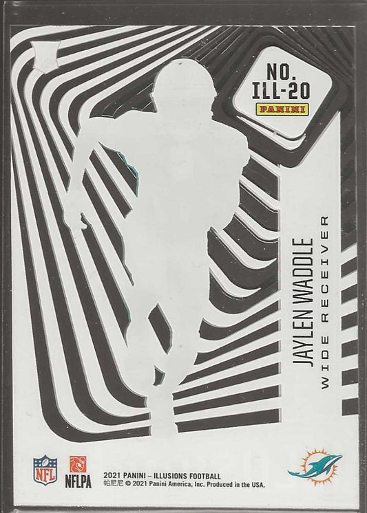 2021 Panini Illusions #ILL - 20 Jaylen Waddle Illusionists - ChronicCards