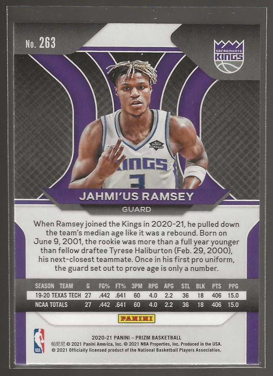 2020 - 21 Panini Prizm #263 Jahmi'us Ramsey - ChronicCards