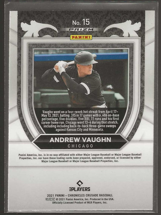 2021 Panini Chronicles #15 Andrew Vaughn Crusade Holo - ChronicCards