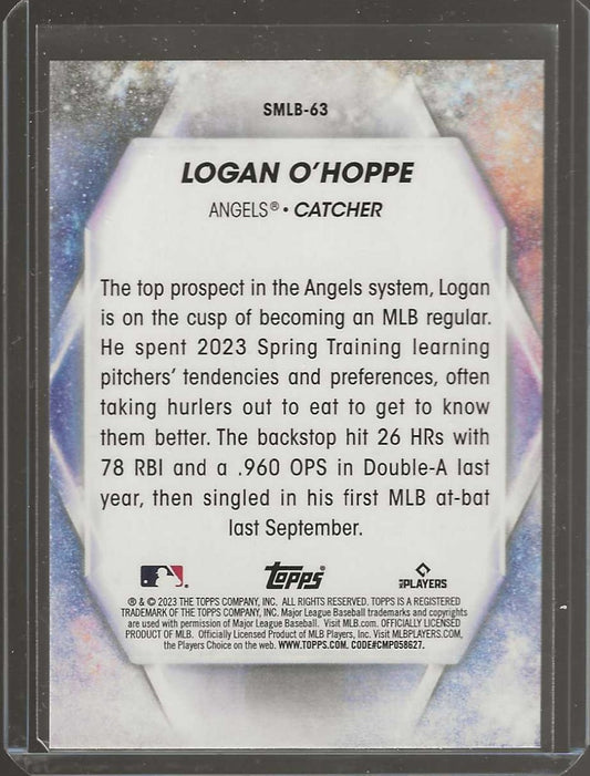 2023 Topps Update #SMLBC - 63 Logan O'Hoppe Stars of MLB Chrome - ChronicCards