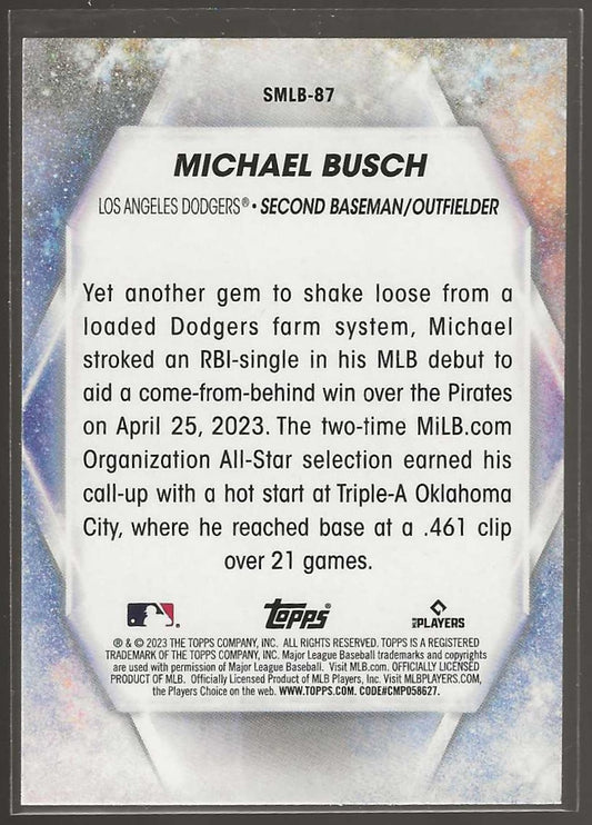 2023 Topps Update #SMLB - 87 Michael Busch Stars of MLB - ChronicCards