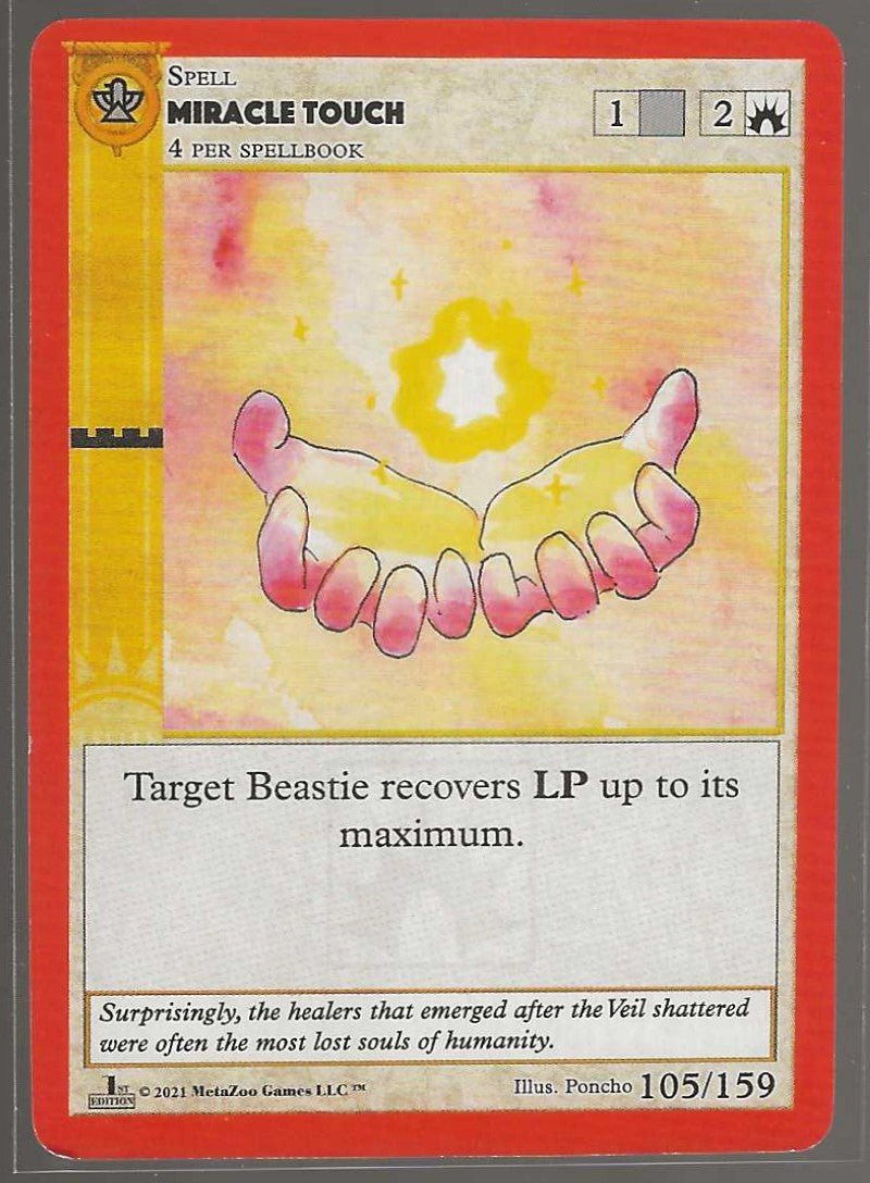 MetaZoo 1st Edition #105/159 Miracle Touch - ChronicCards