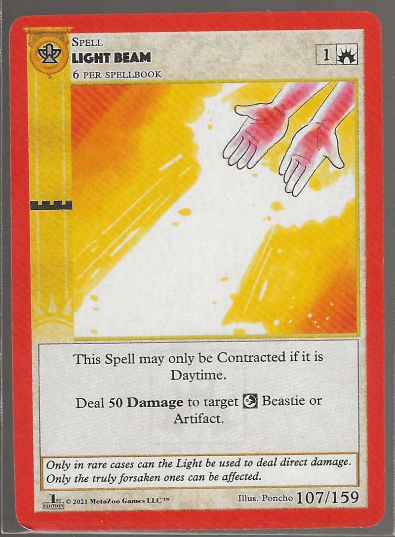 MetaZoo 1st Edition #107/159 Light Beam - ChronicCards