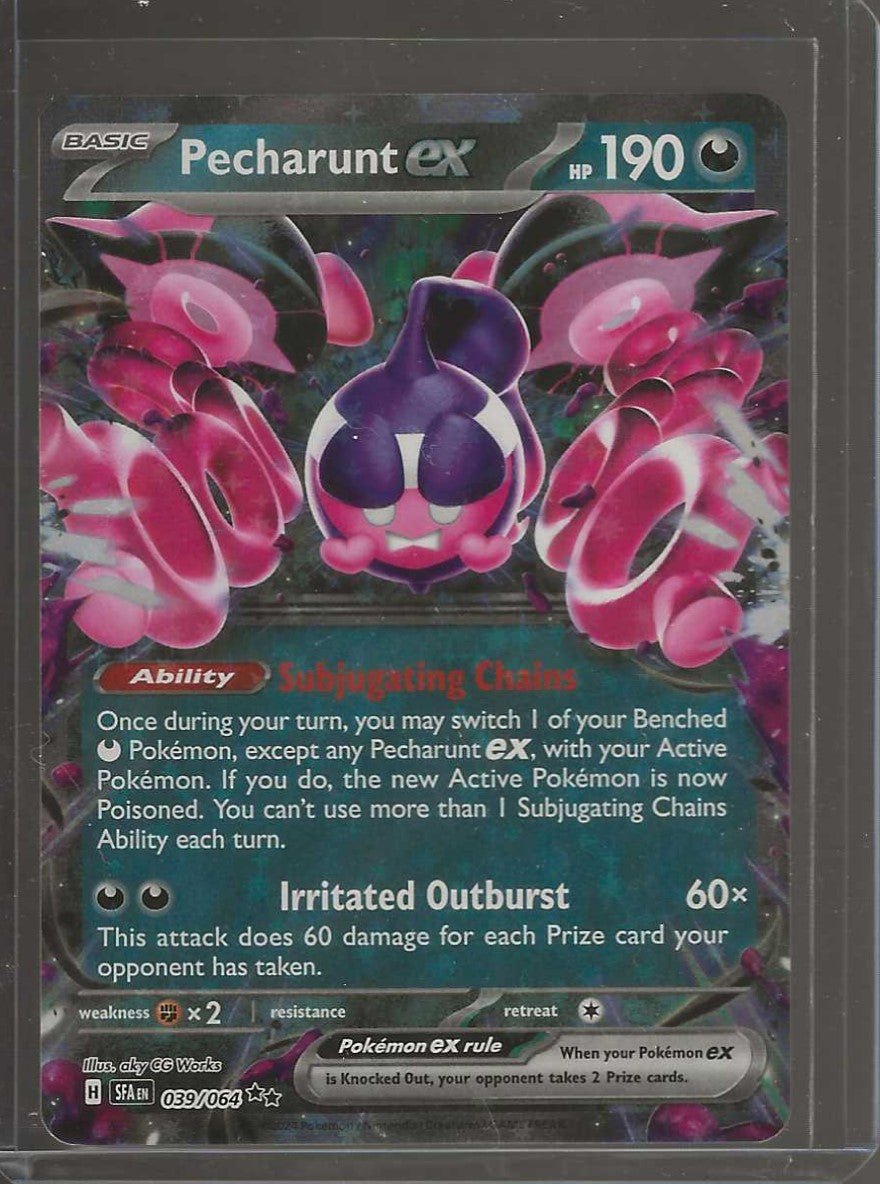 Pecharunt EX #39/64 SV Shrouded Fable 2024 Double Rare Pokemon TCG Card - ChronicCards