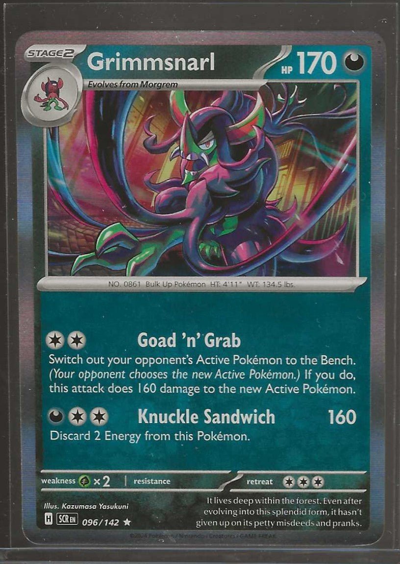 Grimmsnarl 96/142 - Reverse Holo - Stellar Crown – Rare - ChronicCards