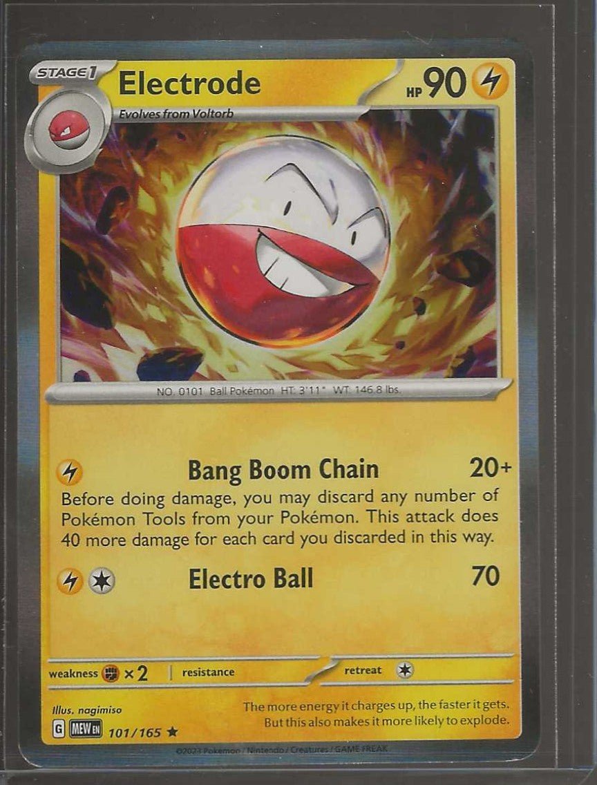 SV: Scarlet & Violet 151 #101/165 Electrode - ChronicCards