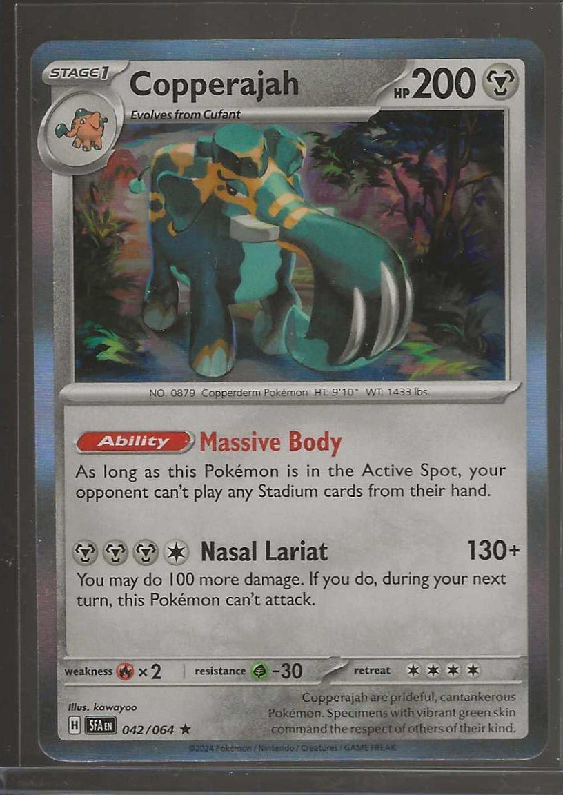 Pokemon Trading Card Game Shrouded Fable Rare Copperajah #42 Pokemon Trading Card Game Shrouded Fable Rare Copperajah #42