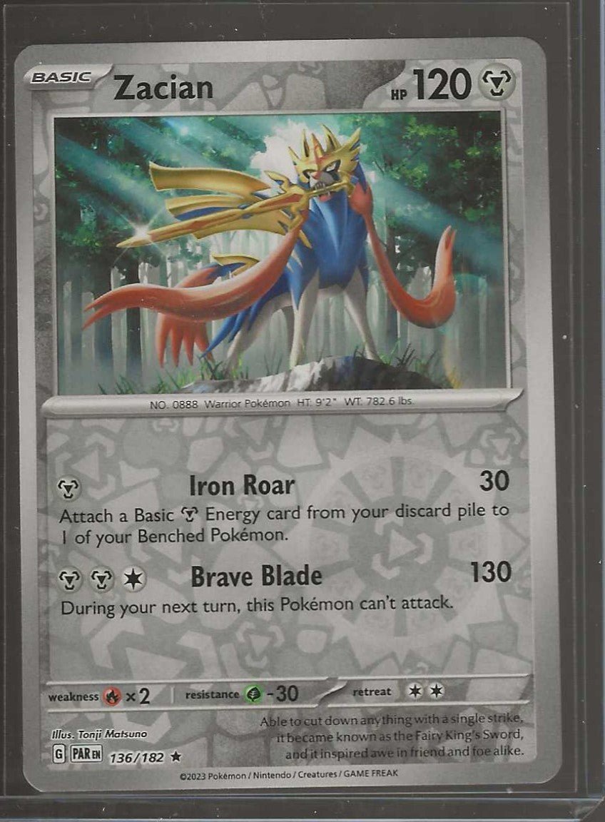 SV04: Paradox Rift #136/182 Zacian - ChronicCards