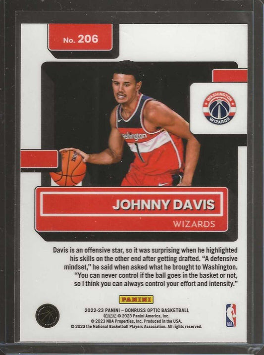 2022 - 23 Donruss Optic #206 Johnny Davis - ChronicCards