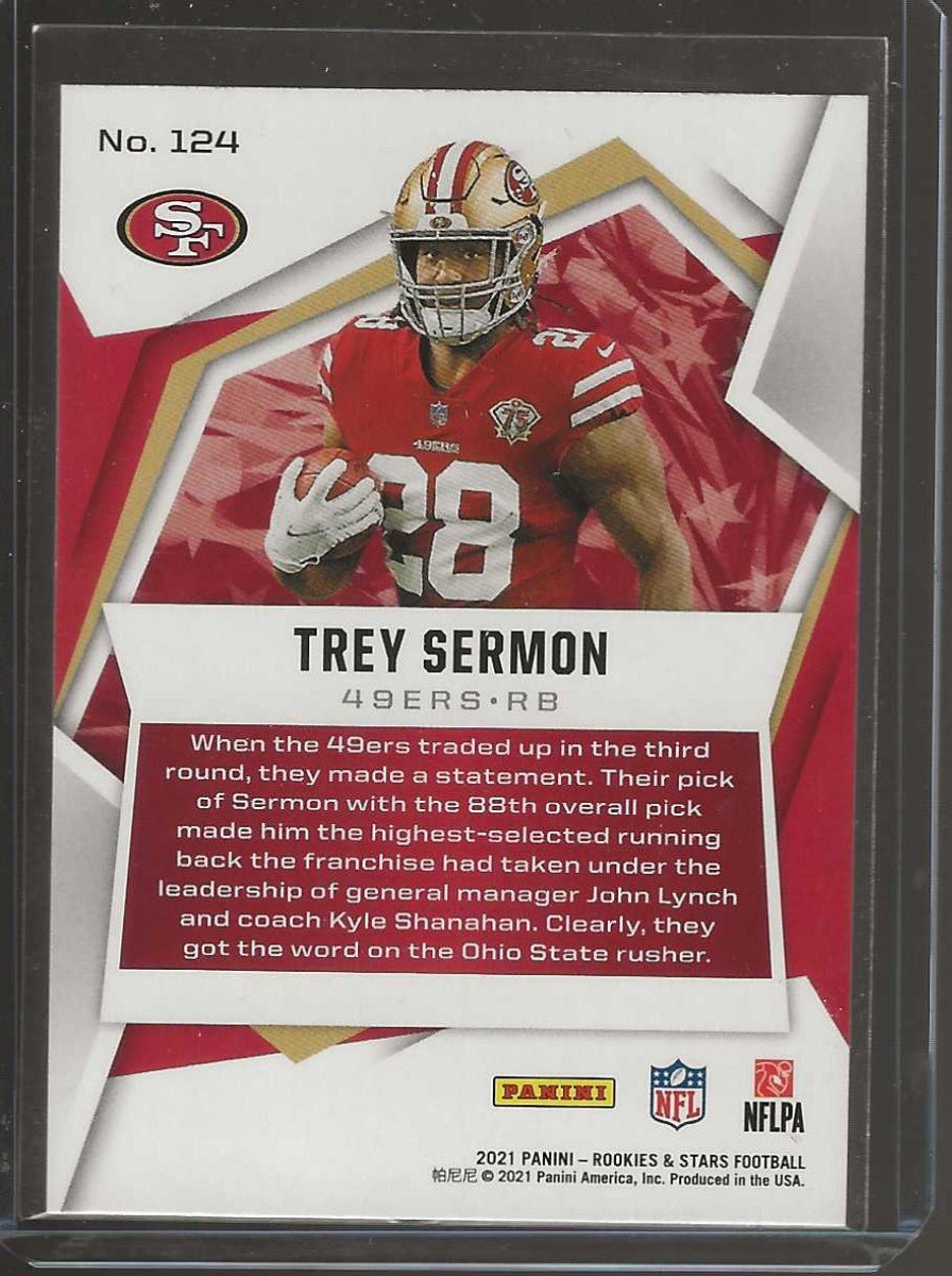 2021 Panini Rookies & Stars #124 Trey Sermon - ChronicCards