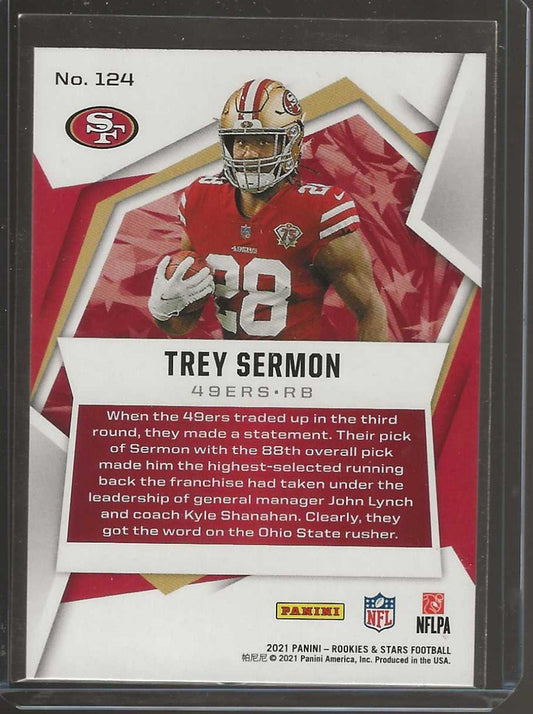 2021 Panini Rookies & Stars #124 Trey Sermon - ChronicCards