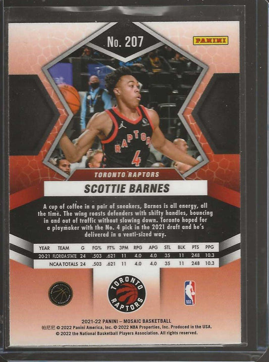 2021 - 22 Panini Mosaic #207 Scottie Barnes - ChronicCards