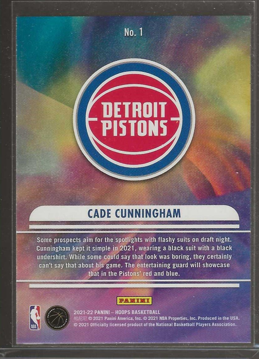 2021 - 22 Hoops #1 Cade Cunningham We Got Next - ChronicCards