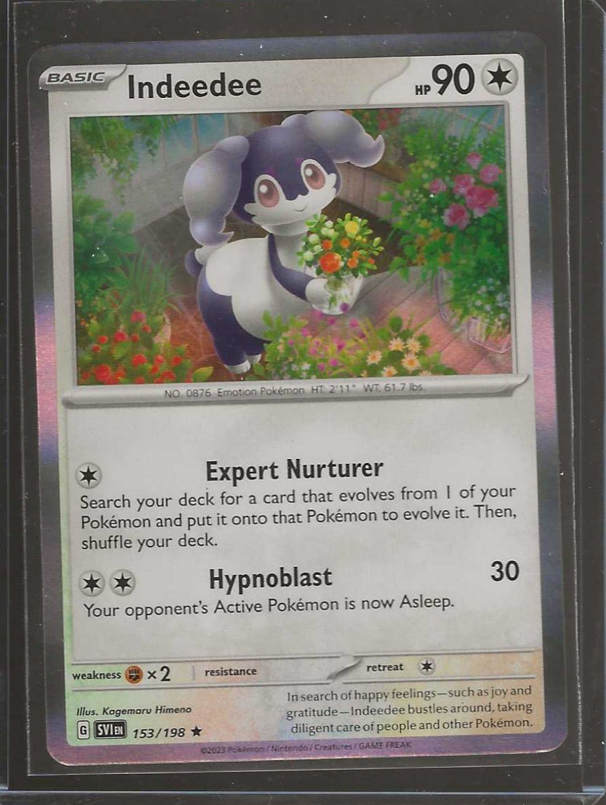 SV01: Scarlet & Violet Base Set #153/198 Indeedee - ChronicCards