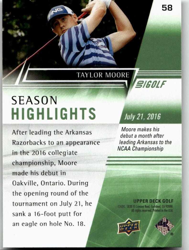 2024 Upper Deck #58 Taylor Moore - ChronicCards