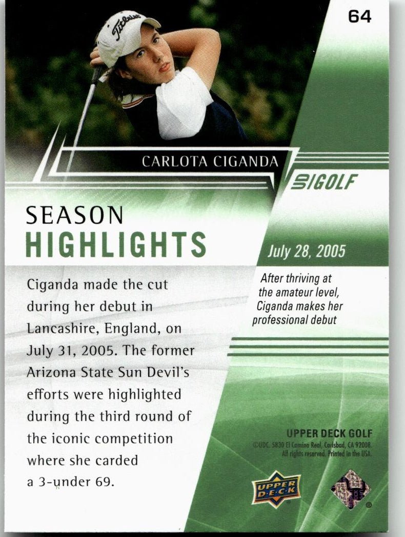 2024 Upper Deck #64 Carlota Ciganda - ChronicCards