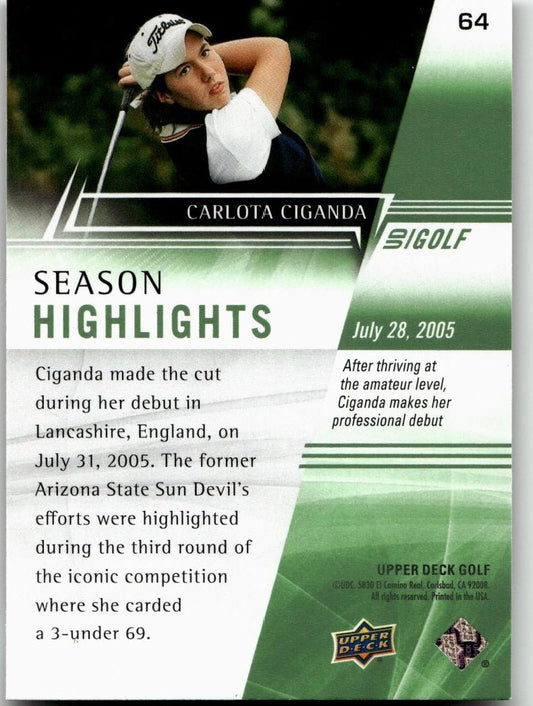 2024 Upper Deck #64 Carlota Ciganda - ChronicCards