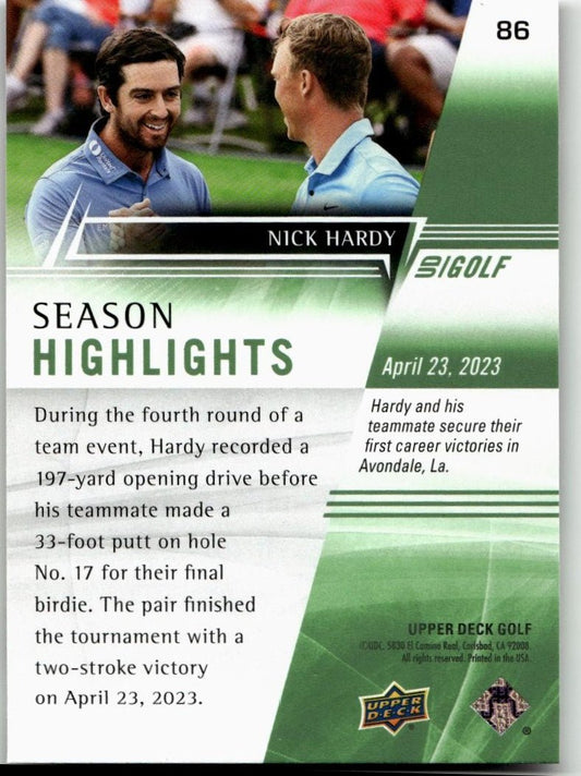 2024 Upper Deck #86 Nick Hardy - ChronicCards