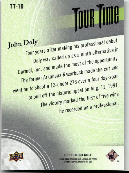 2024 Upper Deck #TT - 10 John Daly Tour Time - ChronicCards