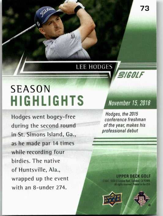 2024 Upper Deck #73 Lee Hodges - ChronicCards
