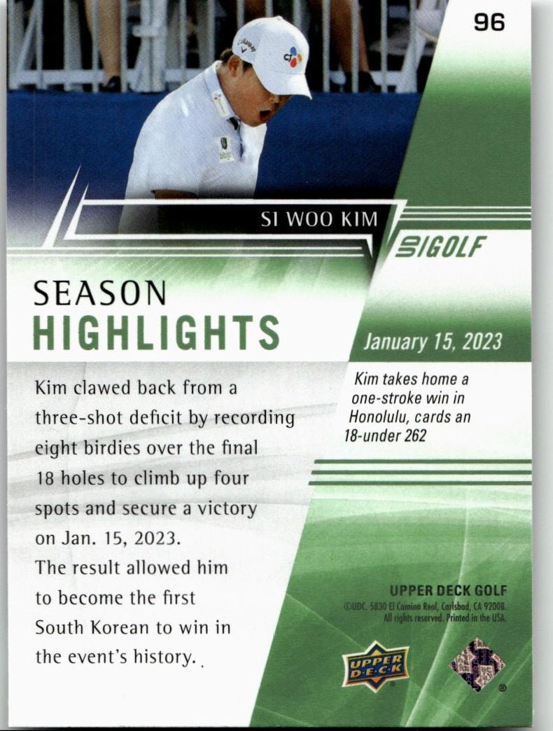2024 Upper Deck #96 Si Woo Kim - ChronicCards
