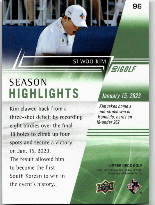 2024 Upper Deck #96 Si Woo Kim - ChronicCards