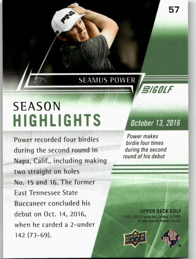 2024 Upper Deck #57 Seamus Power - ChronicCards