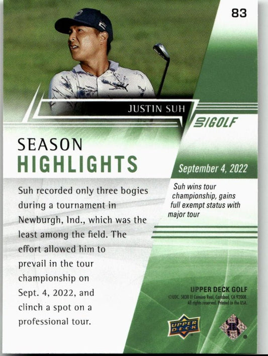 2024 Upper Deck #83 Justin Suh - ChronicCards