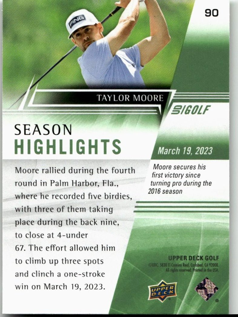 2024 Upper Deck #90 Taylor Moore - ChronicCards