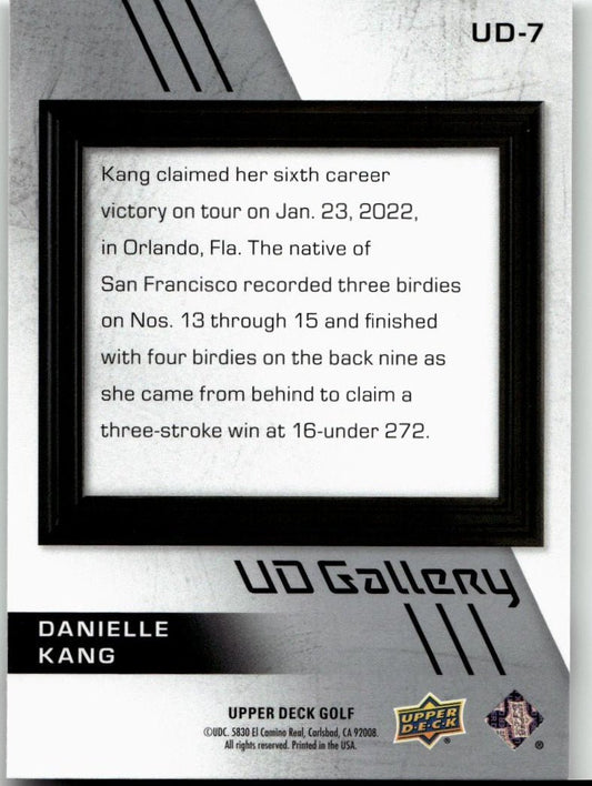 2024 Upper Deck #UD - 7 Danielle Kang UD Gallery - ChronicCards