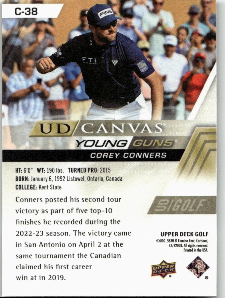2024 Upper Deck #C - 38 Corey Conners UD Canvas - ChronicCards
