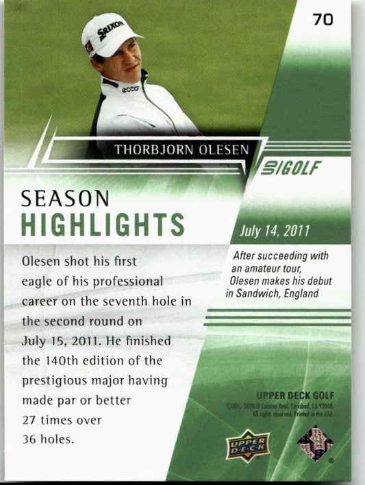 2024 Upper Deck #70 Thorbjorn Olesen - ChronicCards