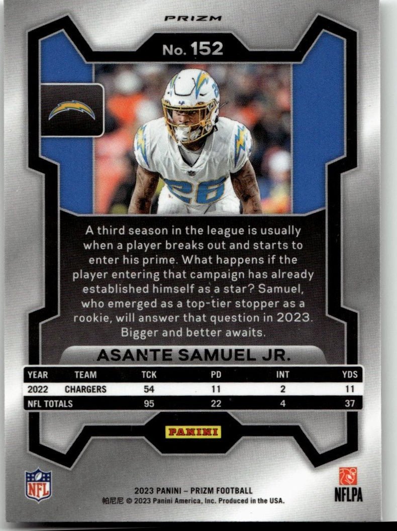 2023 Panini Prizm #152 Asante Samuel Jr. - ChronicCards