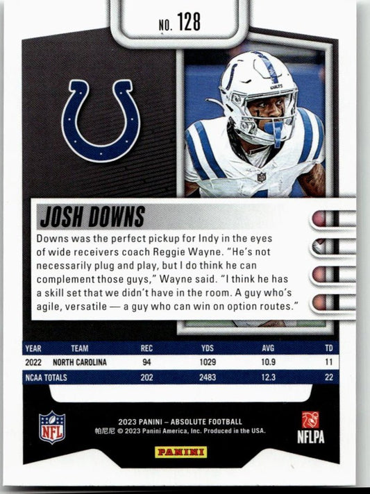 2023 Panini Absolute #128 Josh Downs Retail - ChronicCards