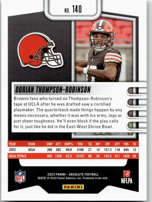 2023 Panini Absolute #140 Dorian Thompson - Robinson Retail - ChronicCards