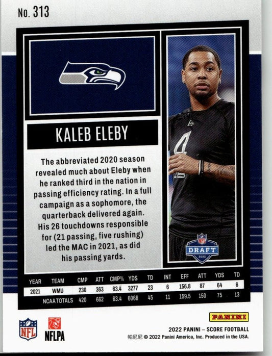 2022 Score #313 Kaleb Eleby - ChronicCards
