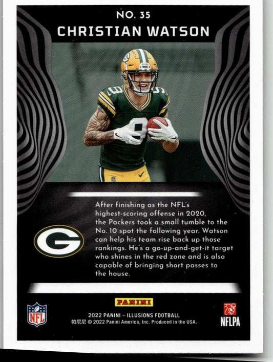 2022 Panini Illusions #35 Christian Watson - ChronicCards