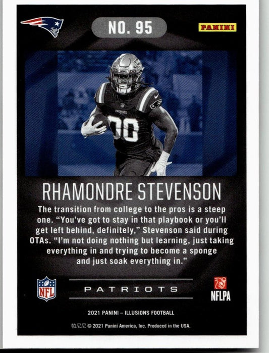 2021 Panini Illusions #95 Rhamondre Stevenson Retail - ChronicCards