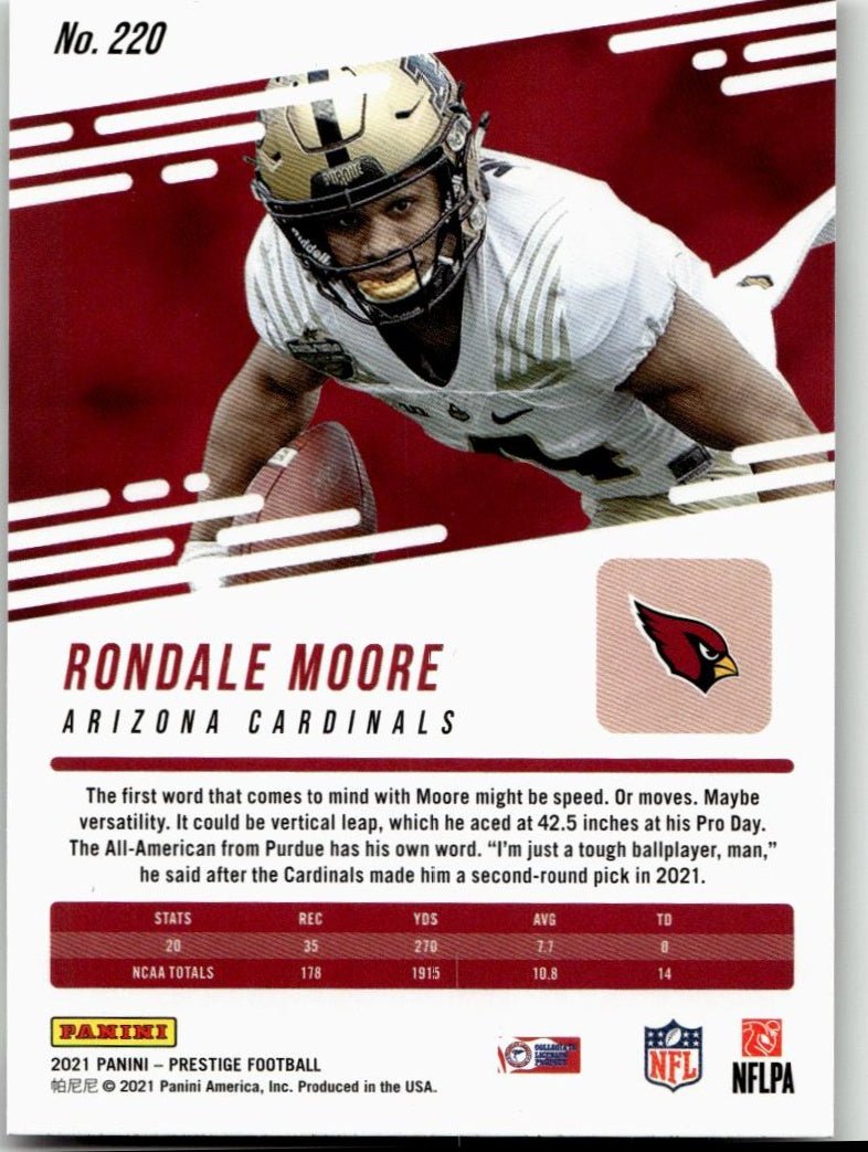 2021 Panini Prestige #220 Rondale Moore - ChronicCards