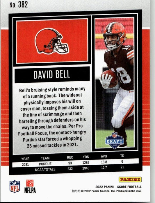2022 Score #382 David Bell - ChronicCards