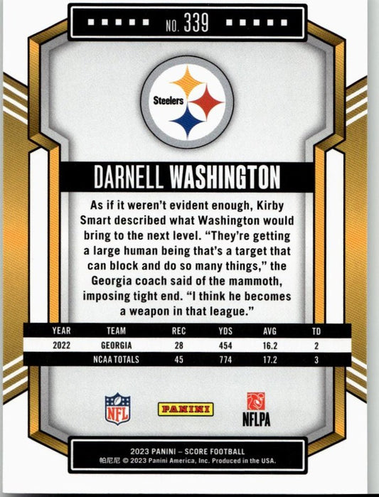2023 Score #339 Darnell Washington - ChronicCards