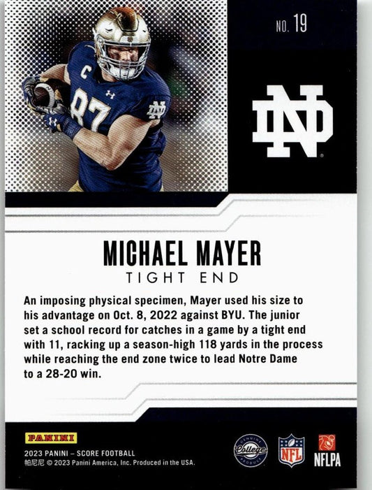 2023 Score #19 Michael Mayer Protential - ChronicCards